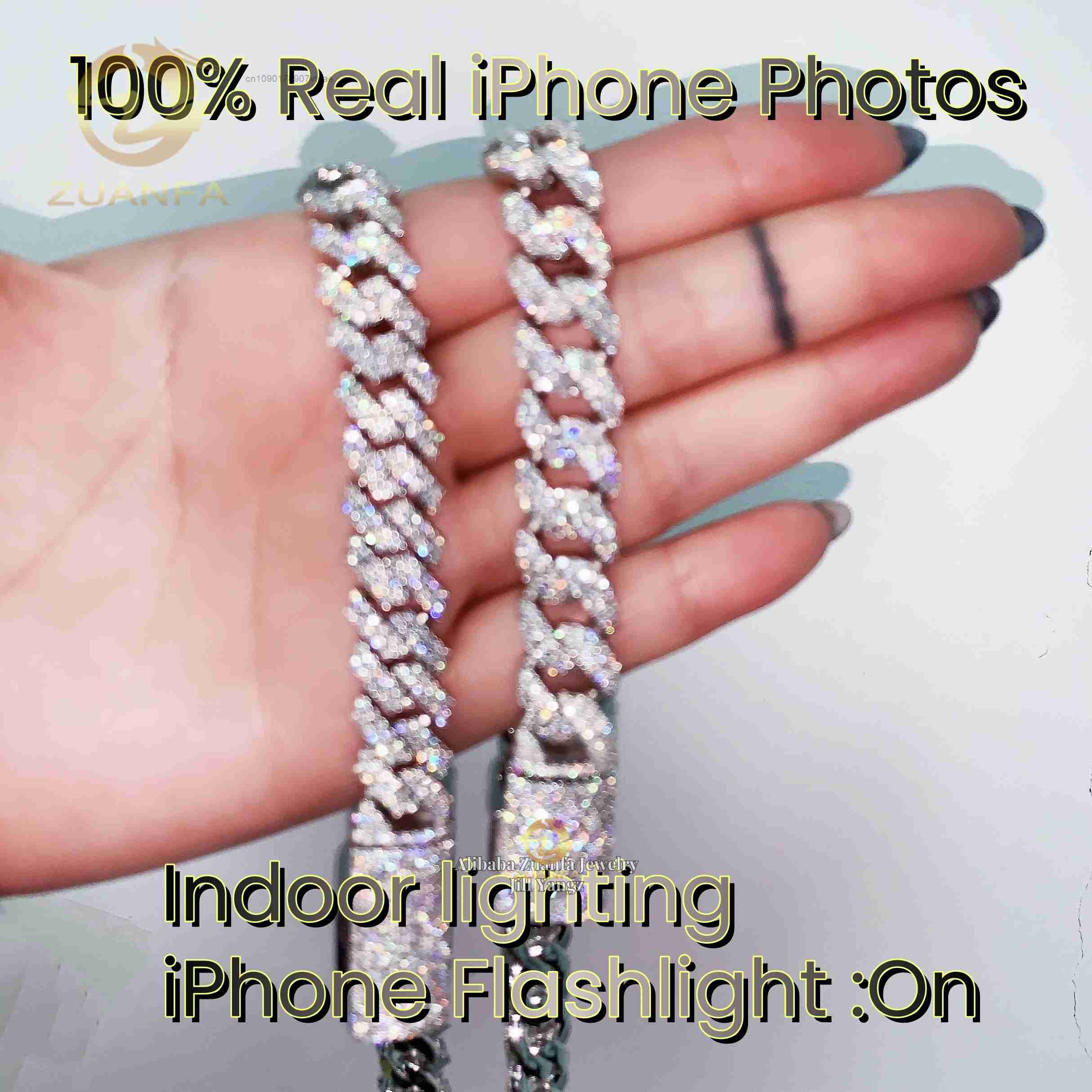 Cuban Link Chain 12Mm - Sertifikasi GRA Penjualan Langsung Pabrik Terkemuka