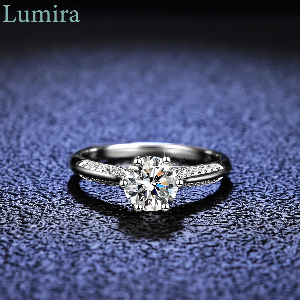 Cincin Pertunangan Lumira 1 Ka - Moissanite Engagement Ring 1 Carat ulasan dan harga