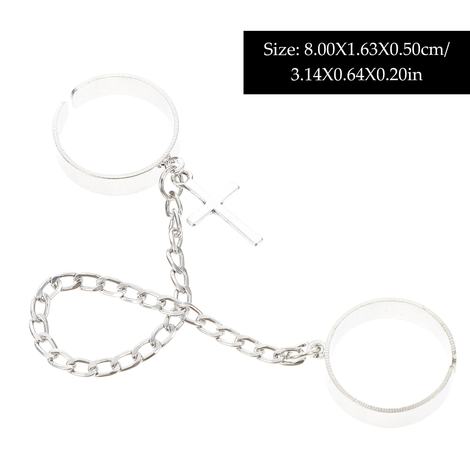 Set Cincin Jari Model Salib Go - Vintage Punk Knuckle Rings Set ulasan dan harga