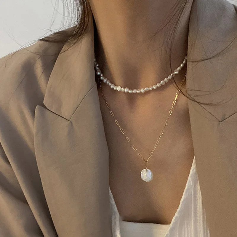 Kalung Liontin Mutiara Air Taw - Pearl Choker Necklace Vintage ulasan dan harga